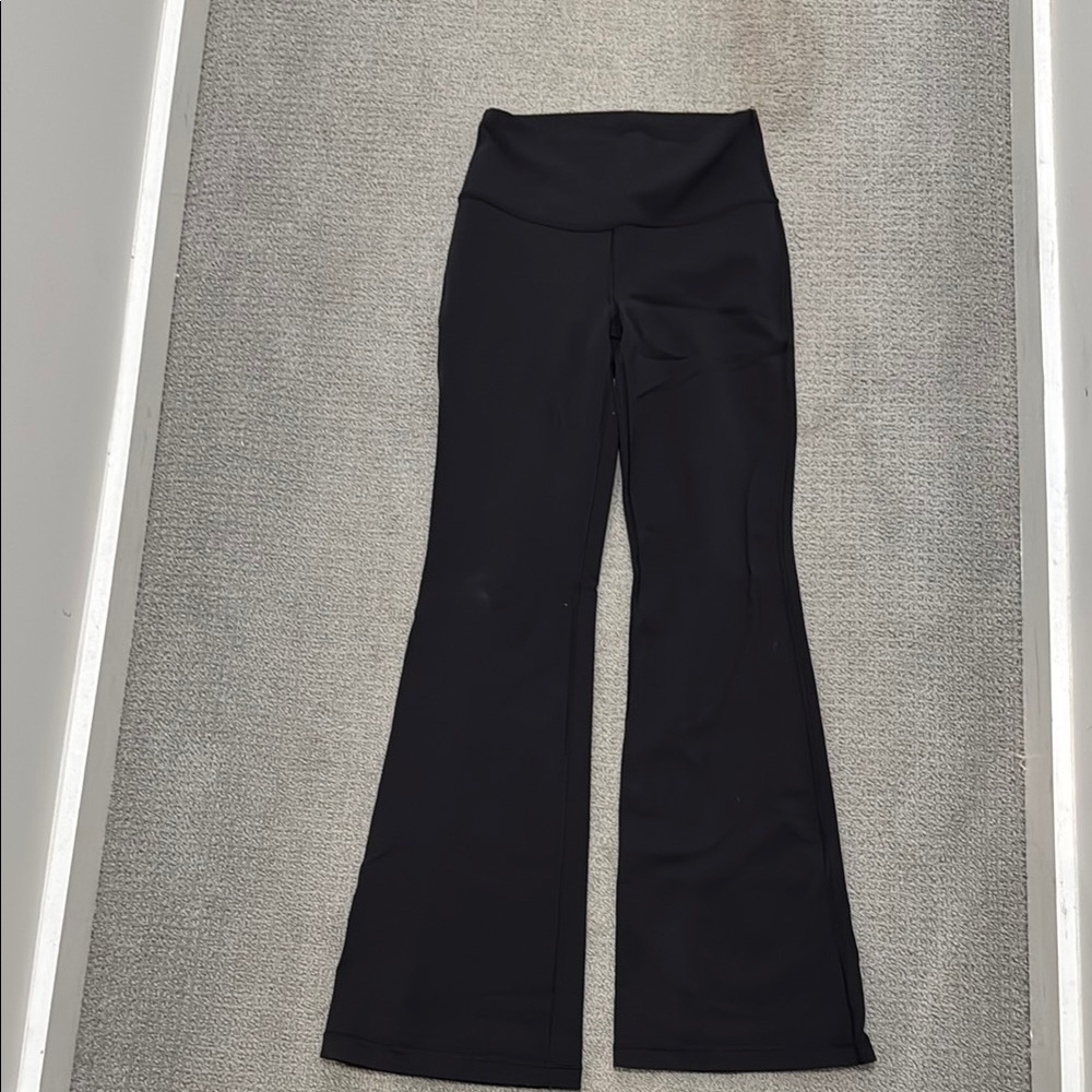 Aritzia Black Flared Yoga Pants